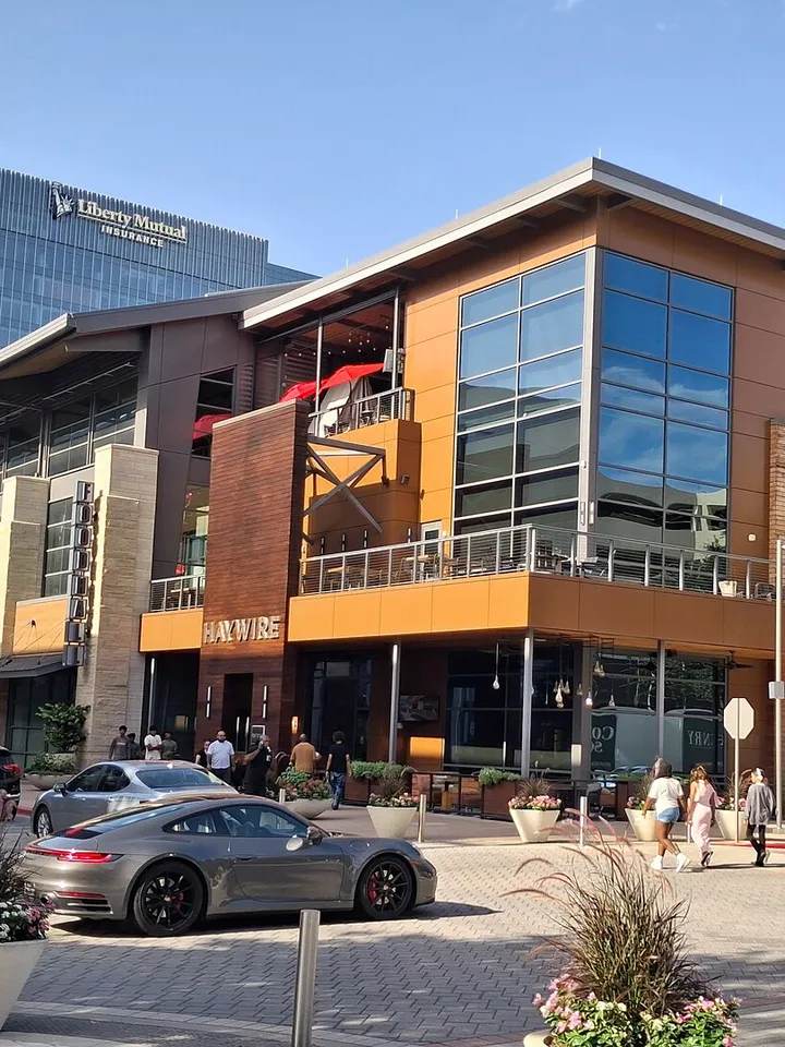 Shops and restaurants at Legacy West in Plano